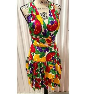 Vintage 80’s Silk dress By St Gillian